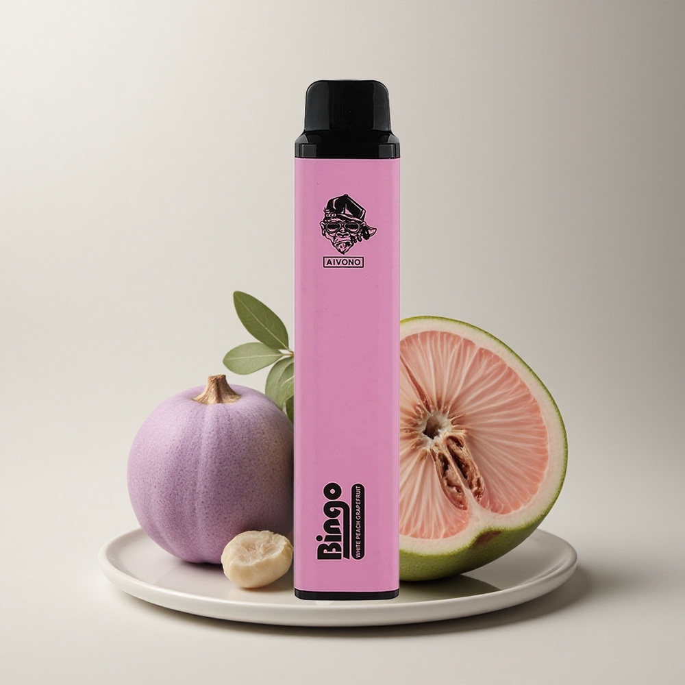 Aivono Aim Bingo 4000 Puffs Durazno Blanco Pomelo 10mL 1000mAh