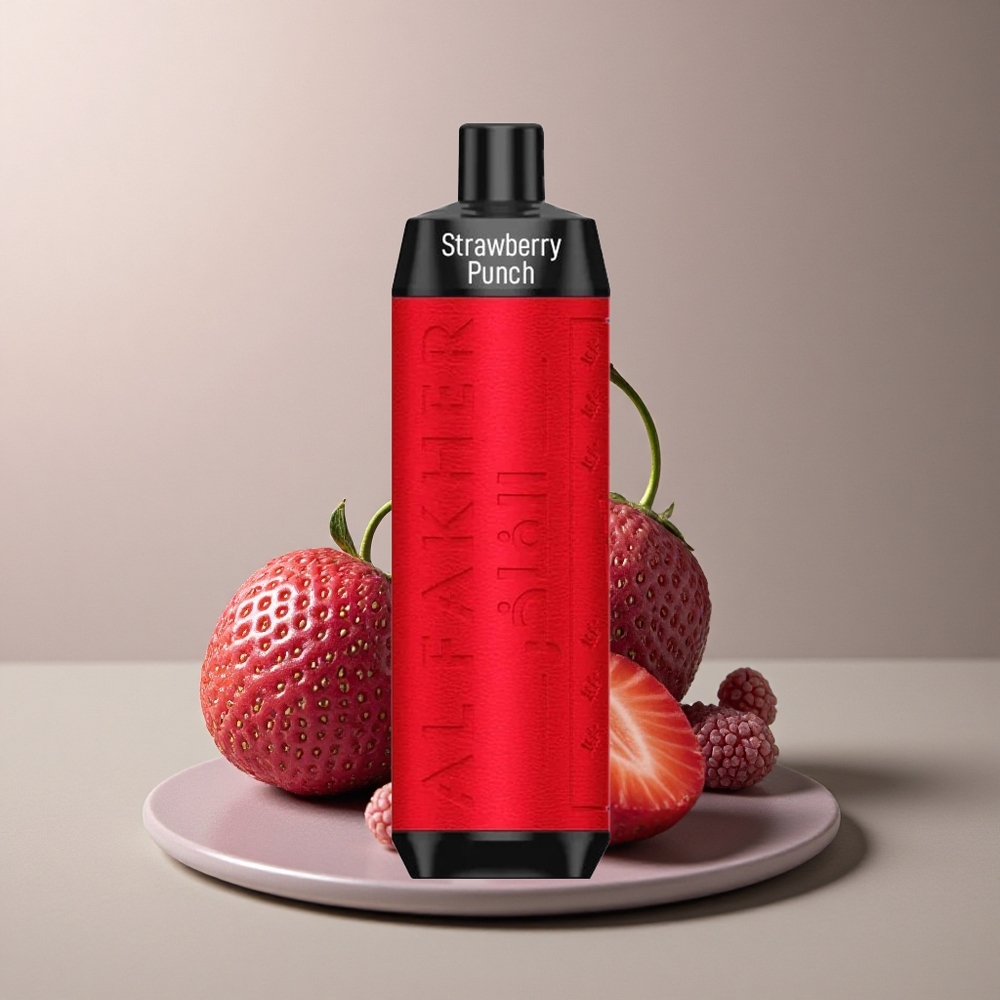 Al Fakher Crown Bar 8000 Crystal Fresa Golpeada con 5mg de Nicotina y 600mAh