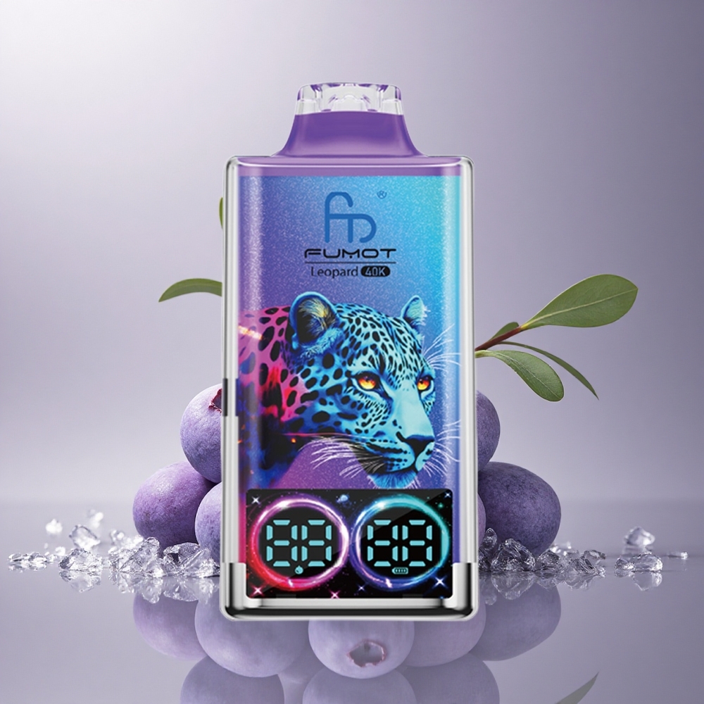 Fumot Leopard 40K Puffs Arándano en Hielo con 5% Nicotina y 700mAh