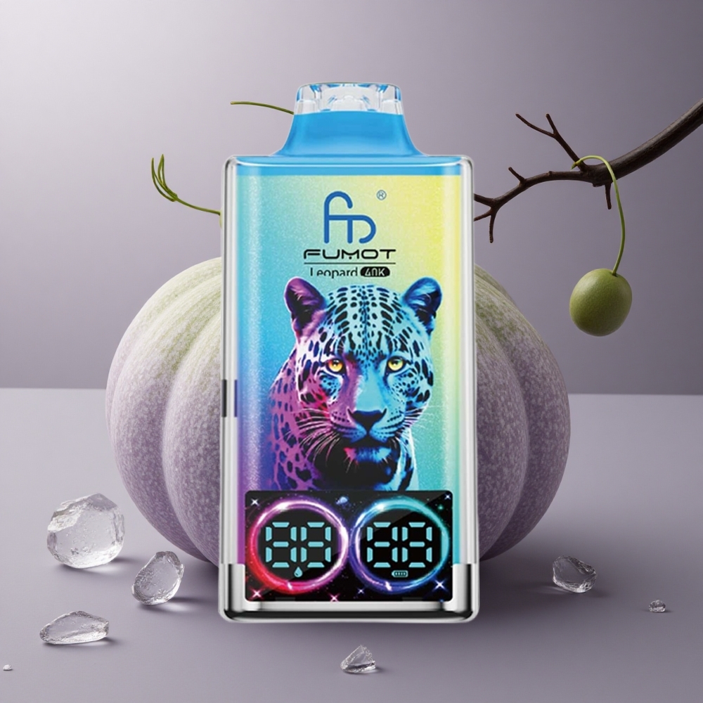 Fumot Leopard 40K Puffs Dragón Negro Hielo 5% Nicotina 700mAh Dual Mesh