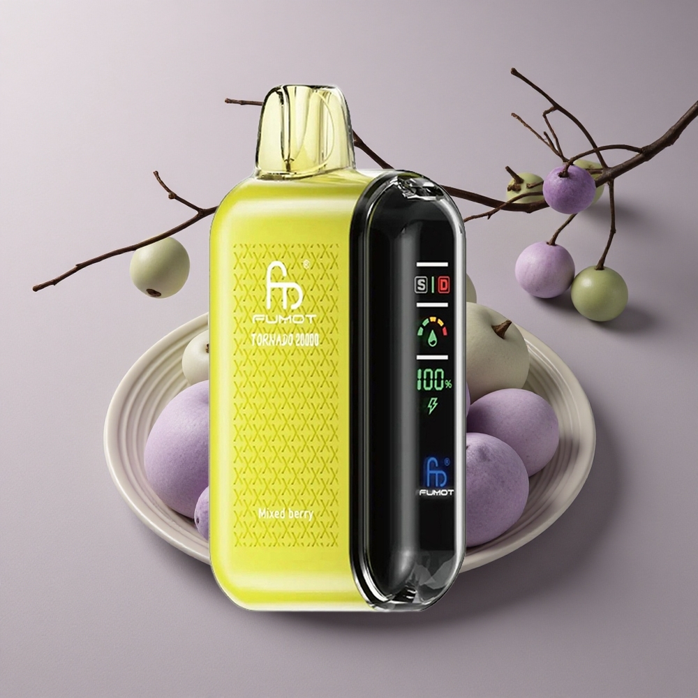 Fumot Tornado 20000 Puffs Baya Mixta con 2% Nicotina y Batería 850mAh