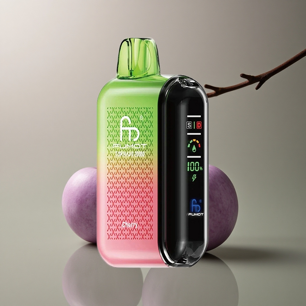 Fumot Tornado 20000 Puffs Cereza Dual Malla 20ml 850mAh 2% Nicotina