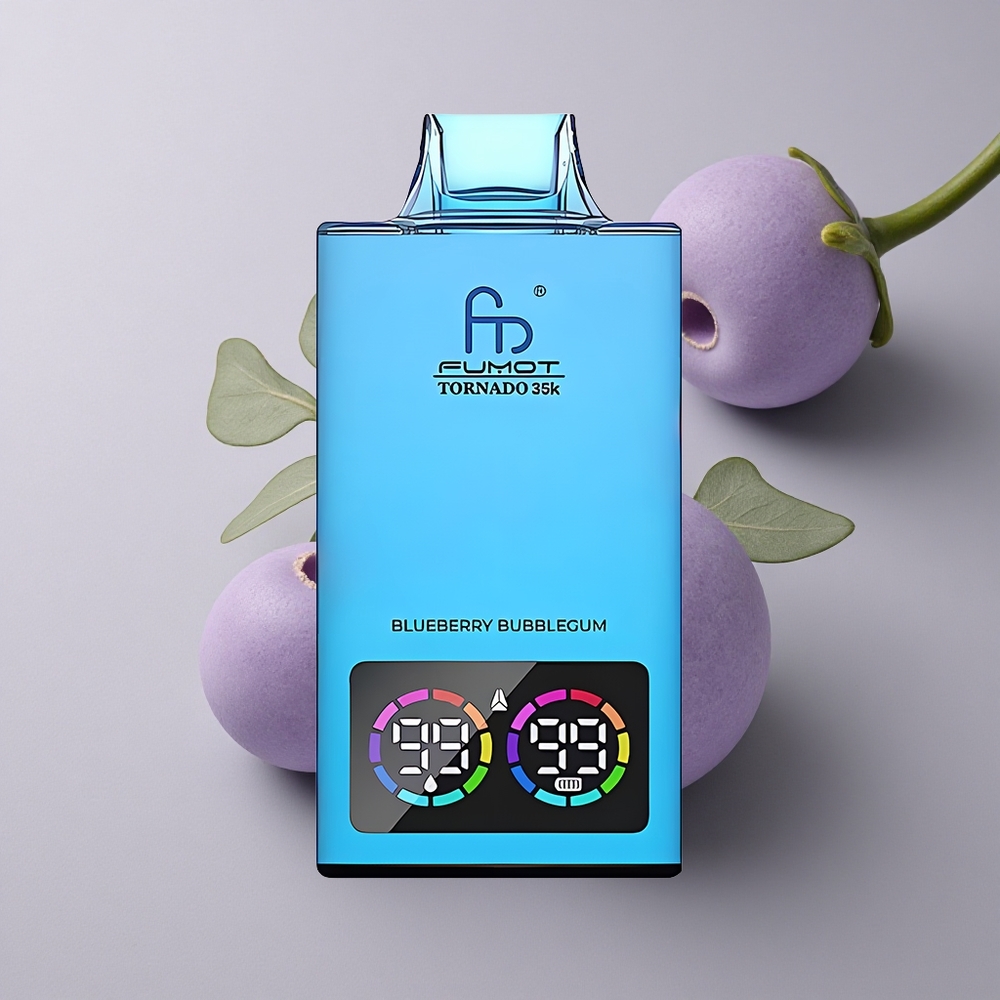 Fumot Tornado 35000 Puffs Chicle de Arándano con Doble Malla y 700 mAh