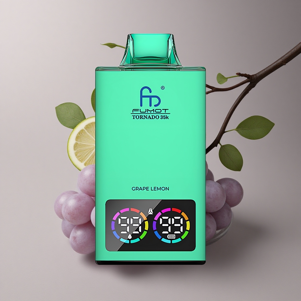 Fumot Tornado 35000 Puffs Limonada de Uva con Doble Malla y 700 mAh