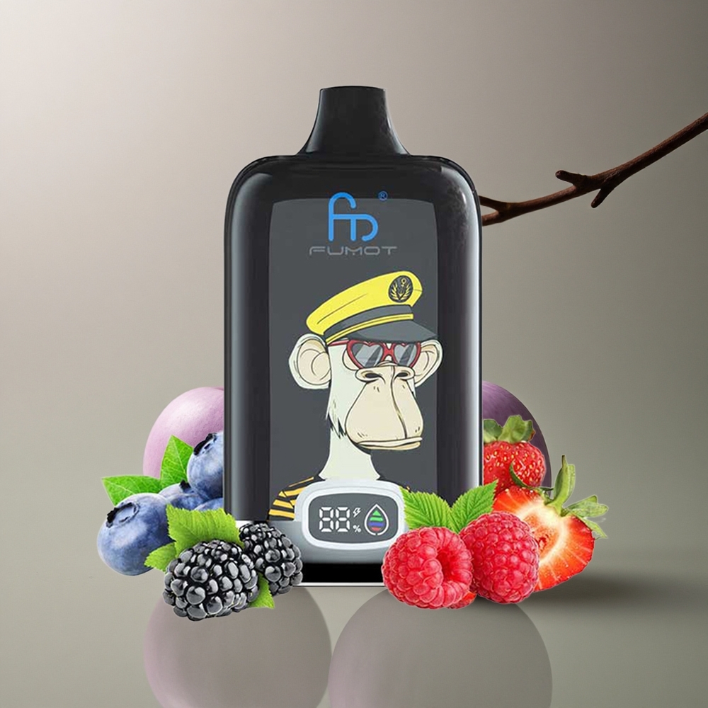 Fumot Tornado Digital Box 12000 Puffs Cereza Digital Box 550mAh 20ml