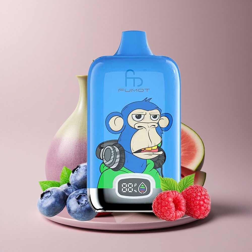 Fumot Tornado Digital Box 12000 Puffs Fresa Sandía con 5% Nicotina y 550mAh