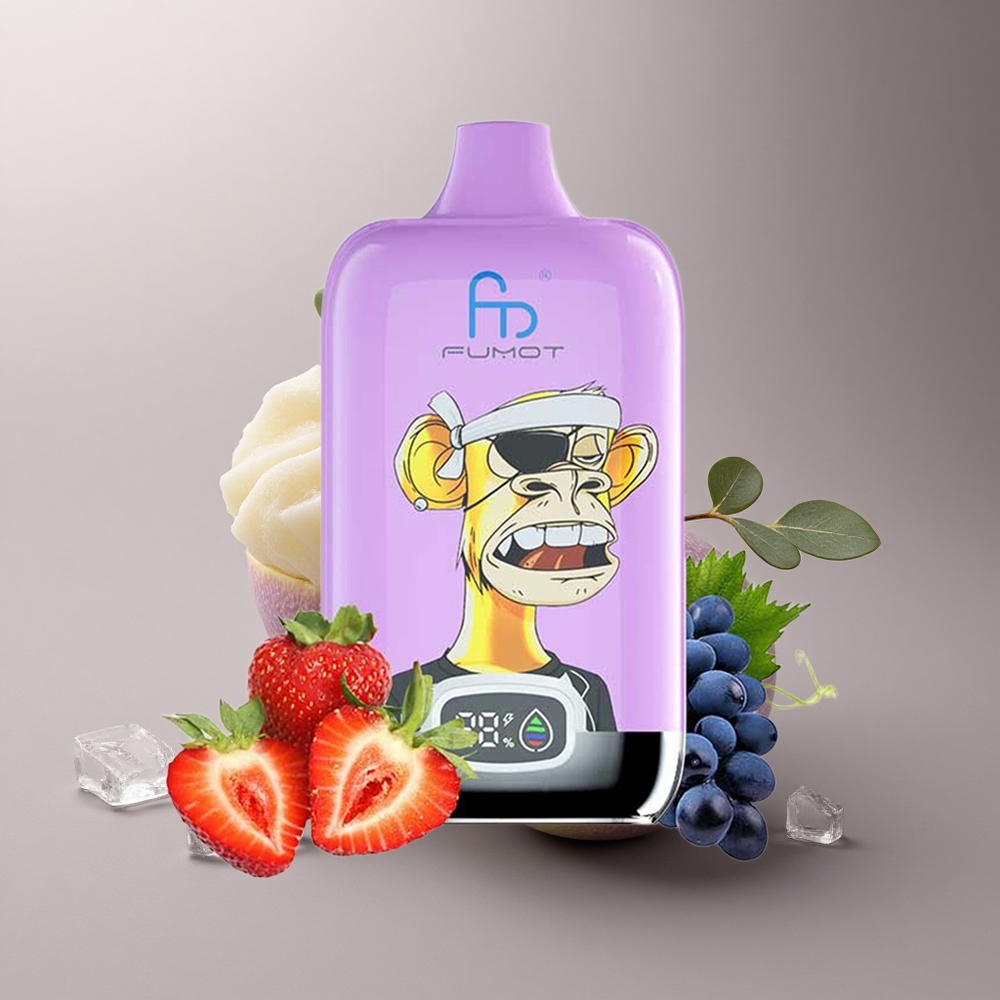 Fumot Tornado Digital Box 12000 Puffs Mango en Hielo con 550mAh y 20ml