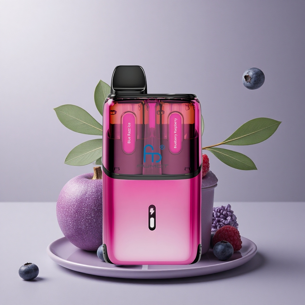 Fumot Ultra T32000 Puffs Azúcar Helada de Arándano y Frambuesa - 20mg Nicotina - 800mAh