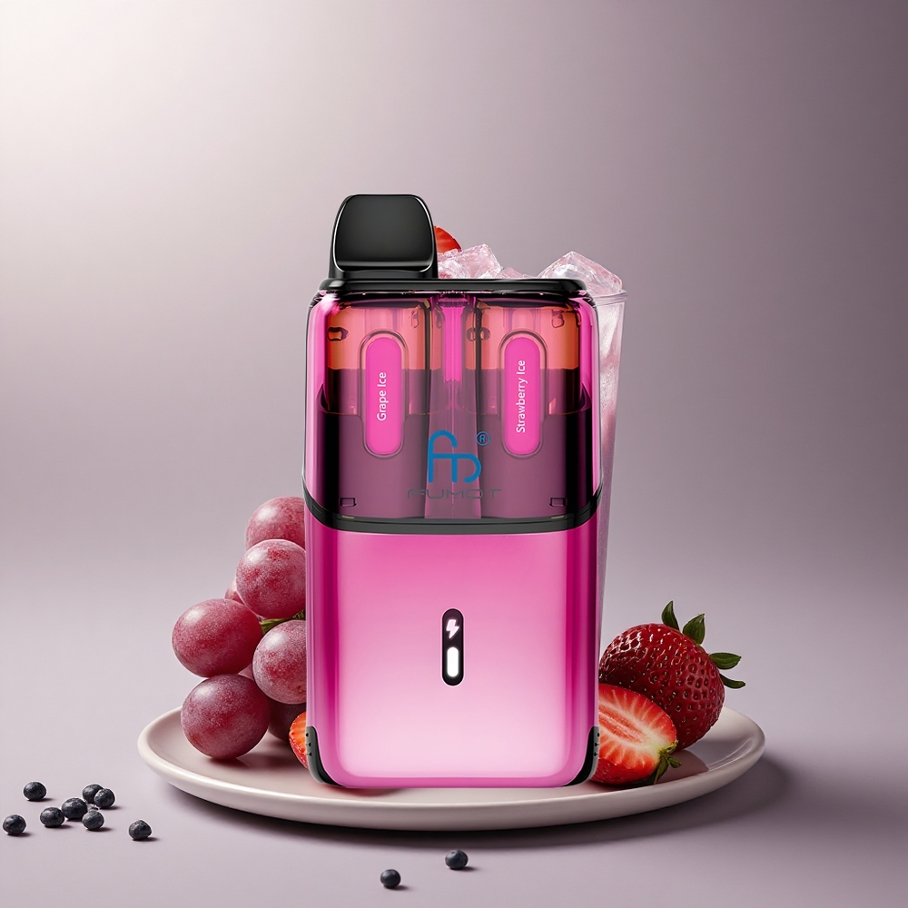 Fumot Ultra T32000 Puffs Helado de Uva - Helado de Fresa con 24ml y 20mg de Nicotina