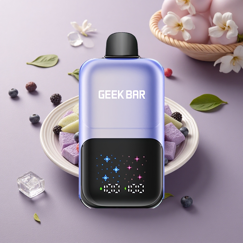 GEEK BAR 2GO 20ml 50000 Puffs Helado de Frutas Mixtas con Nicotina al 5% y Pantalla Interactiva