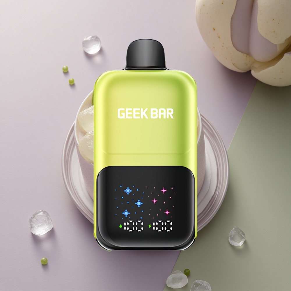 GEEK BAR 2GO 20ml 50000 Puffs Manzana Ácida Helada con Pantalla Interactiva y Batería Recargable