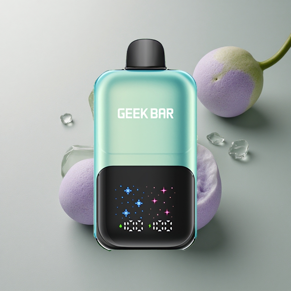 GEEK BAR 2GO 20ml 50000 Puffs Menta Fría Hielo Interactivo Pantalla Grande 5% Nicotina