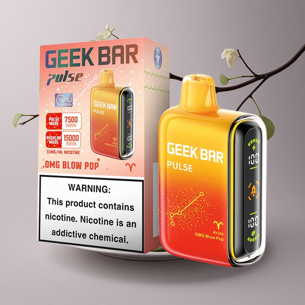 GEEK BAR Pulse 15000 Puffs Geek Bar Pulso Edición Zodíaco 16ML Nicotina 5% 650mAh