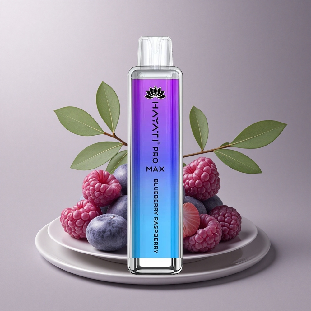 Hayati Pro Max 4000 Puffs Arándano Frambuesa con 5% Nicotina y 1400mAh