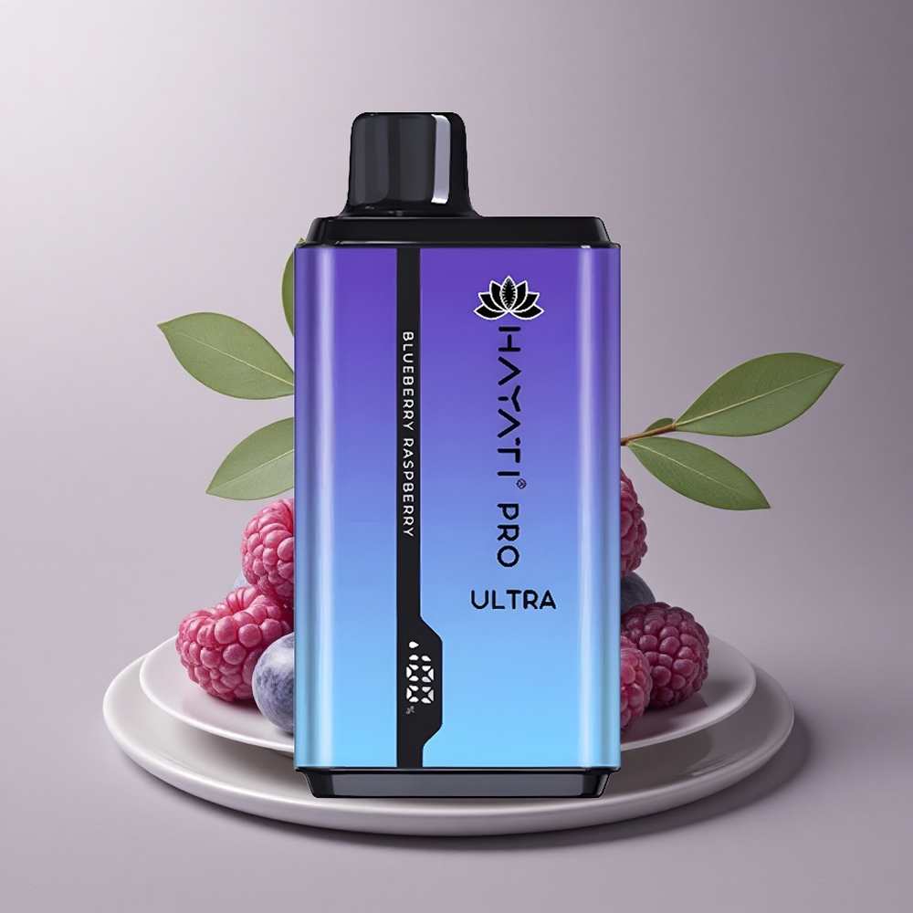 Hayati Pro Ultra 15000 Puffs Arándano Frambuesa 850mAh 2% Nicotina