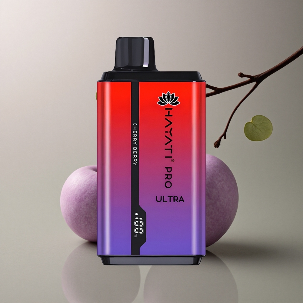 Hayati Pro Ultra 15000 Puffs Cereza Baya 2% Nicotina 850mAh