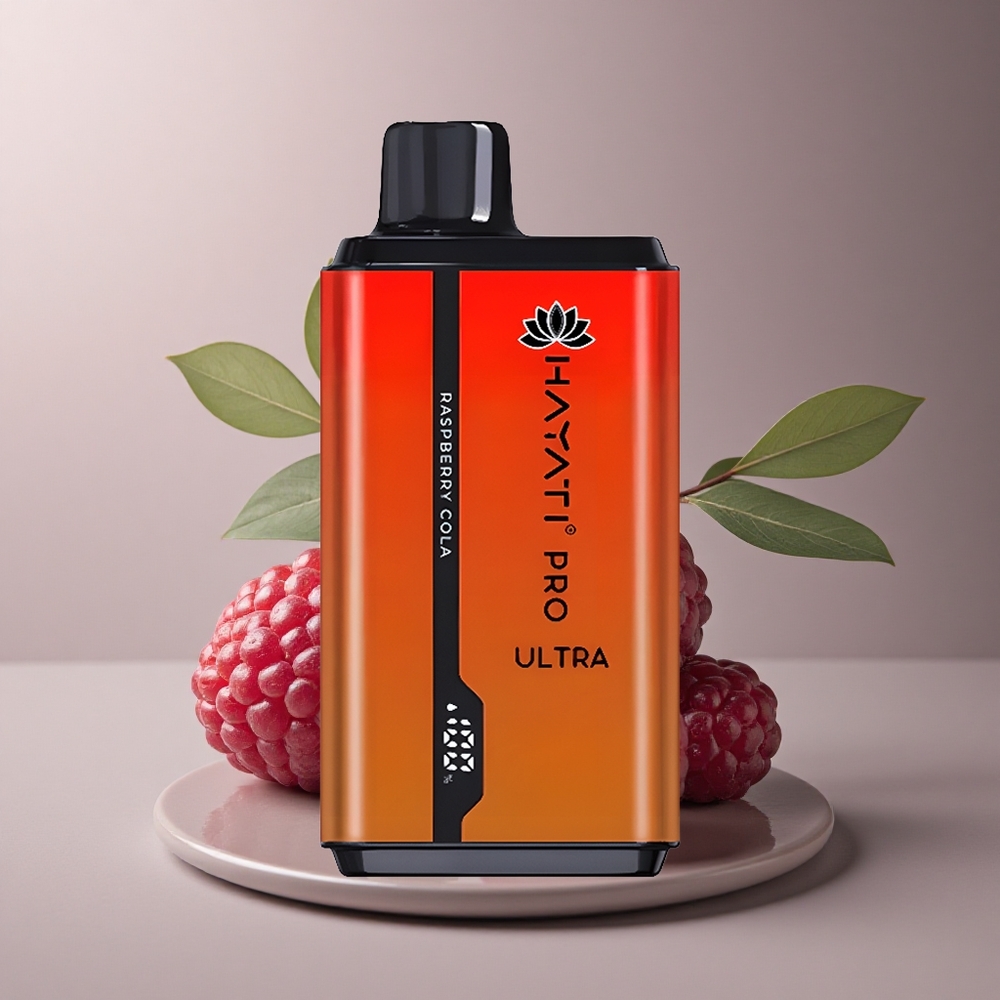 Hayati Pro Ultra 15000 Puffs Frambuesa Cola 2% Nicotina 850mAh