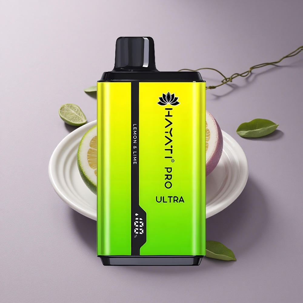 Hayati Pro Ultra 15000 Puffs Limón & Lima 850mAh 2% Nicotina