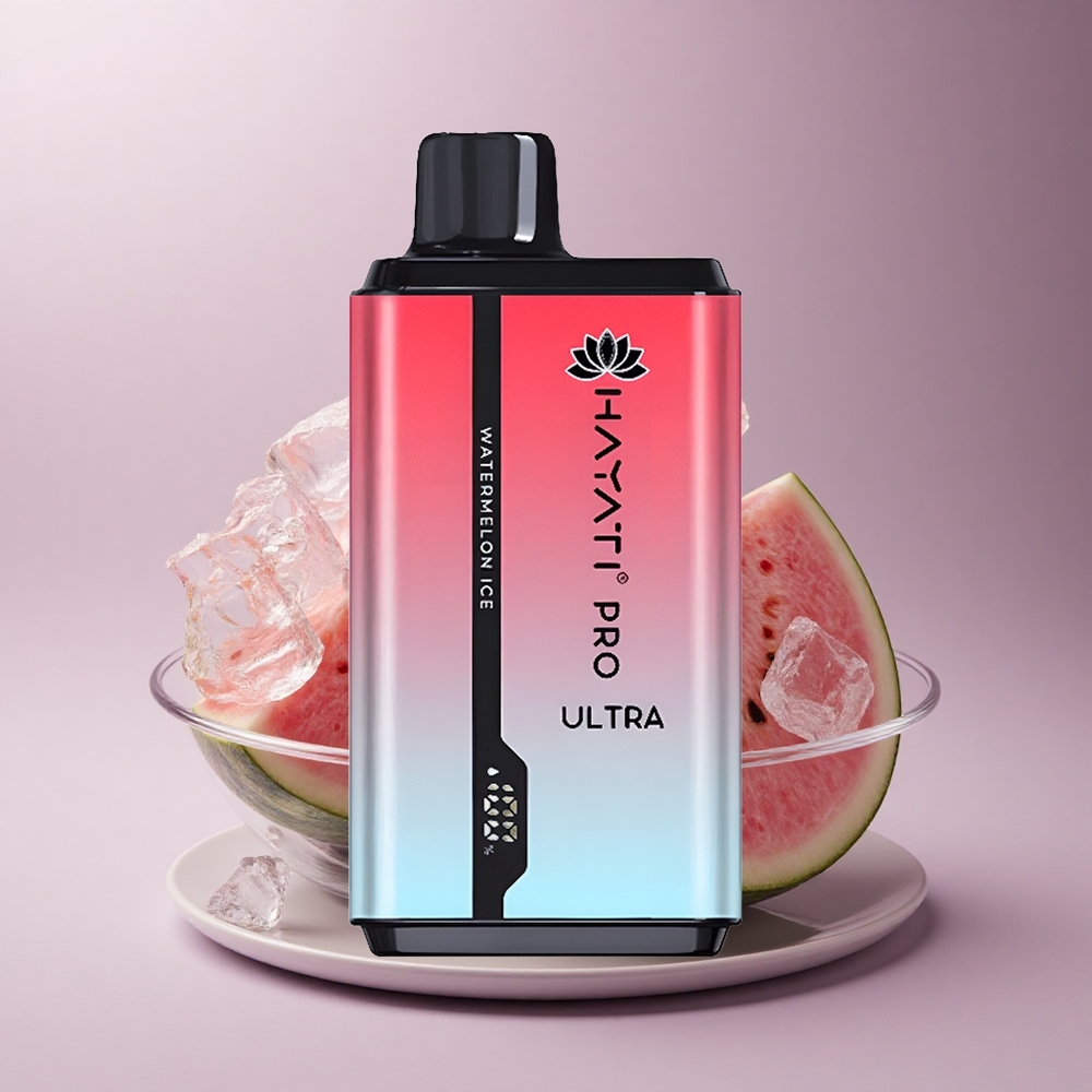 Hayati Pro Ultra 15000 Puffs Sandía Hielo 2% Nicotina 850mAh