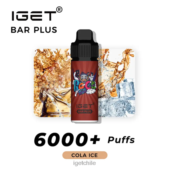barra IGET sale plus 6000 caladas R2H0R232 hielo de cola
