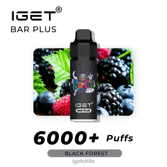 barra IGET bar online plus 6000 caladas R2H0R233 bosque Negro
