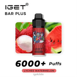 barra IGET wholesale plus - 6000 inhalaciones R2H0R606 sandia lichi